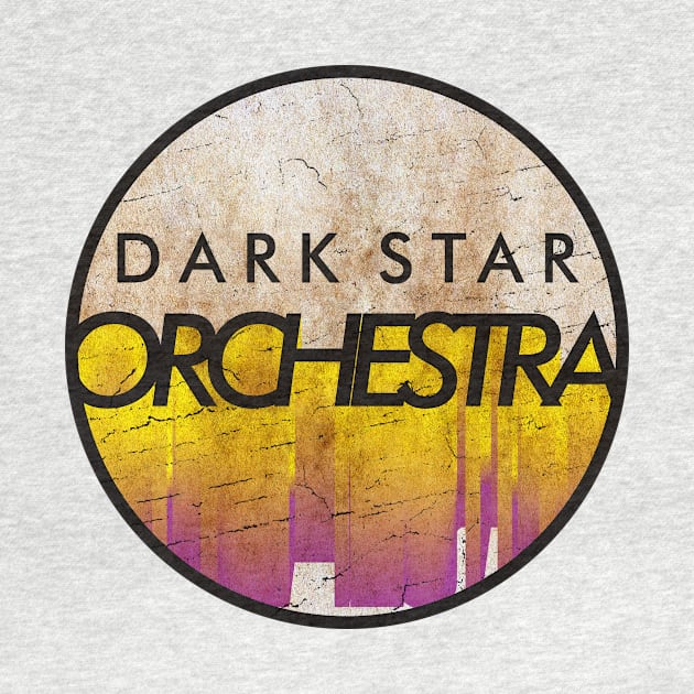 Dark Star Orchestra - VINTAGE YELLOW CIRCLE by GLOBALARTWORD